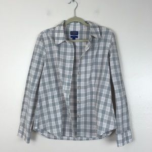 Pendleton W's Classic Fitted Button Down Plaid, L